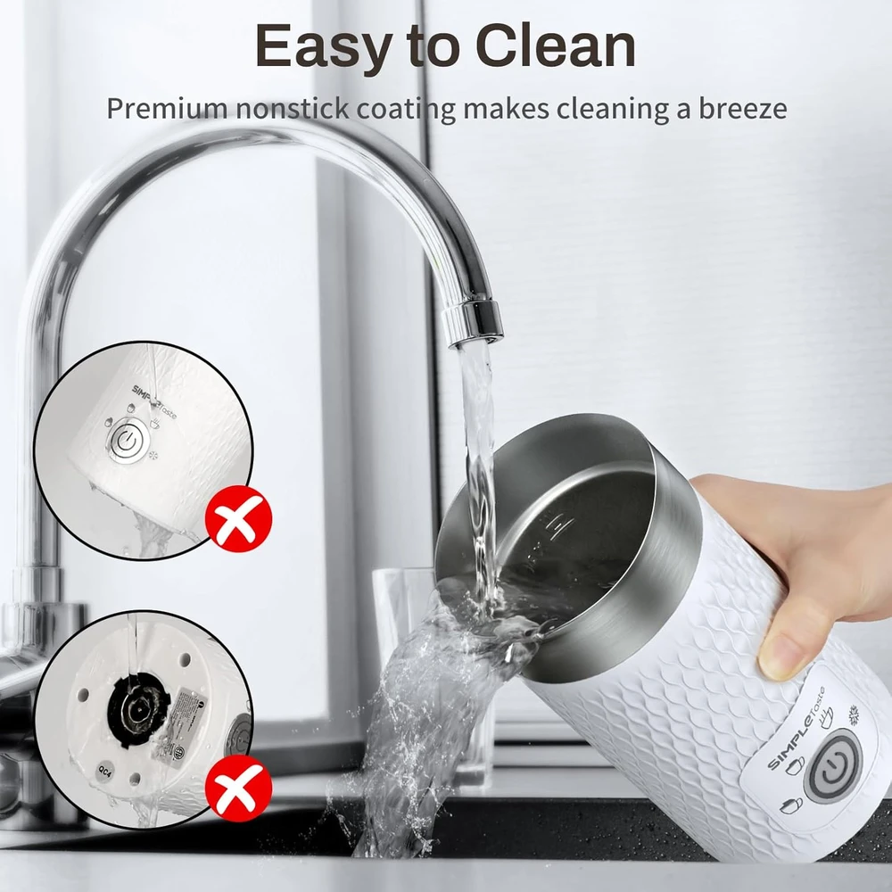 SIMPLETASTE elektrinis pieno putų plakiklis 4 viename, 500 W, 300 ml, 706EU-