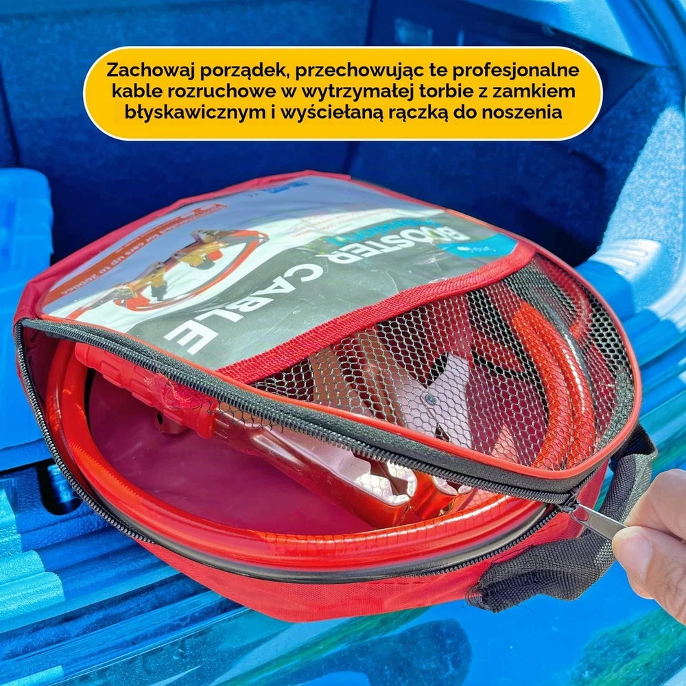 Simply užvedimo laidai 200 A, 2,5 m, automobiliams iki 2000 cm³, SP200