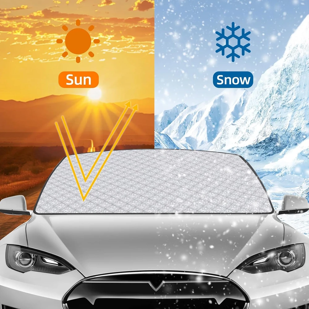 Sitayakuma automobilio priekinio stiklo apsauga nuo sniego ir saulės 150 × 100 cm XYL-QiCheZhao-9ci