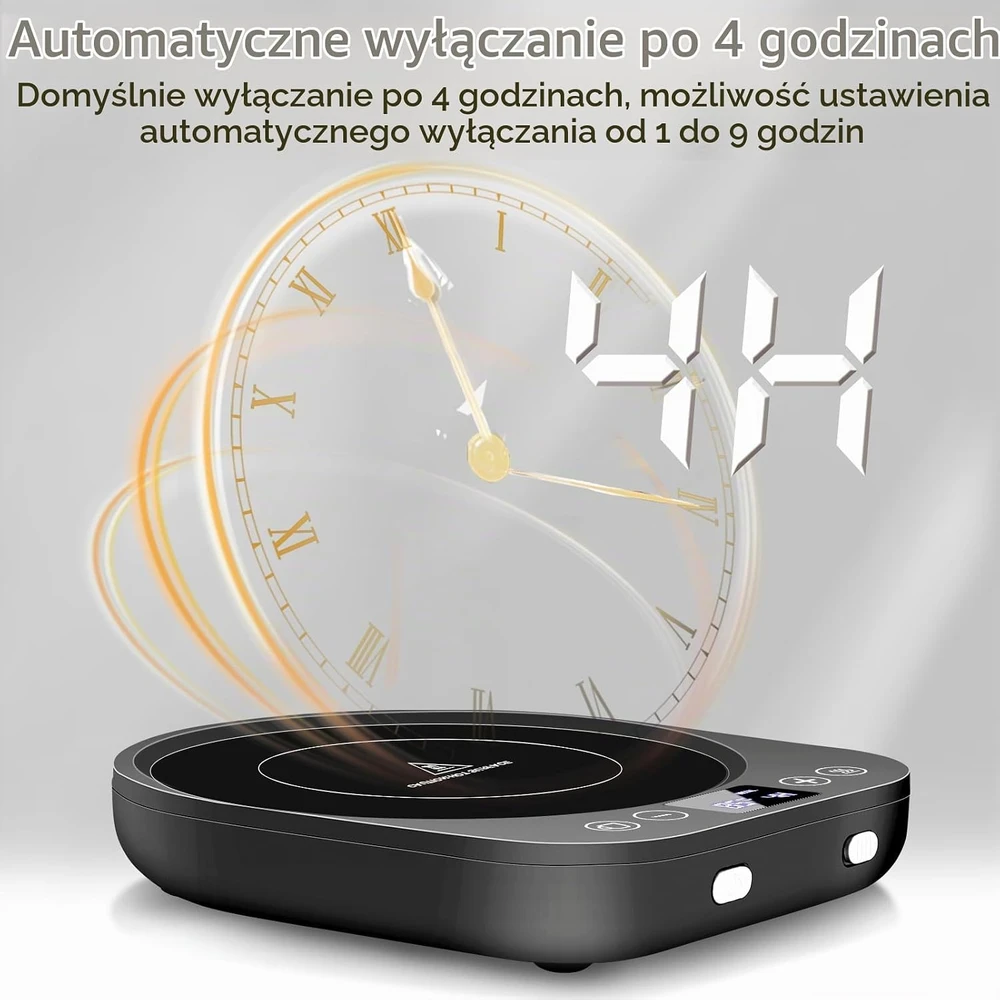 SIVQIKE kavos puodelių šildytuvas 36 W su 9 temperatūros nustatymais DS1292