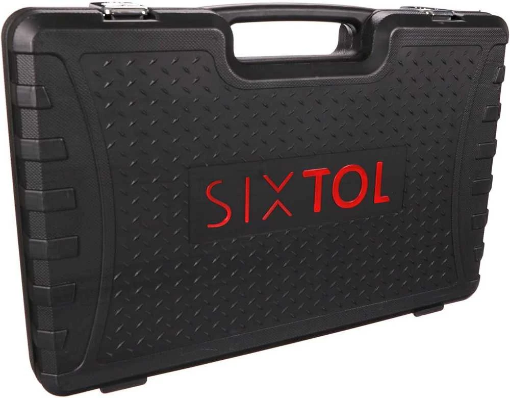 SIXTOL įrankių rinkinys 350 dalių, metalinė gręžtuko galvutė, lagaminas, SX3032