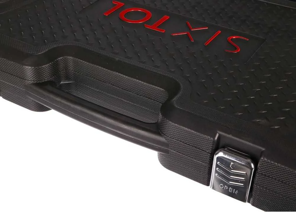 SIXTOL įrankių rinkinys 350 dalių, metalinė gręžtuko galvutė, lagaminas, SX3032
