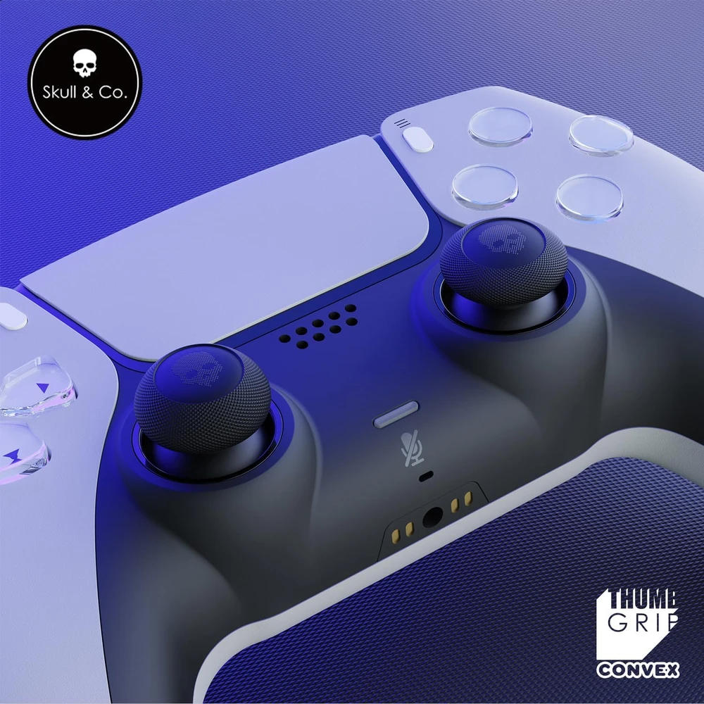 Skull & Co. analoginių svirčių antgaliai Nintendo Switch Pro, PS4 ir PS5, violetiniai TG005-CV-GP
