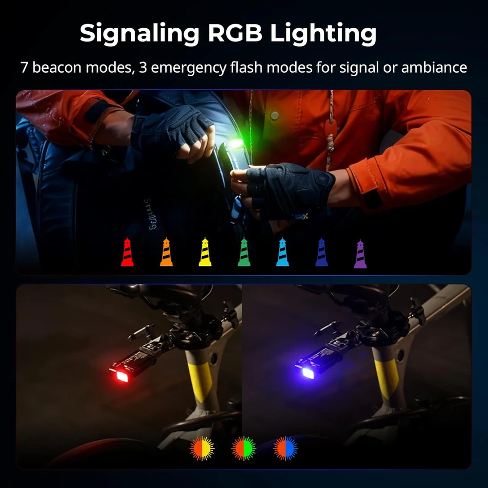SmallRig įkraunama mini LED žibintuvėlis EDC, 400 lm, IP65, magnetinis pagrindas, 5710