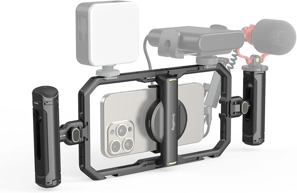 SmallRig universalus greito nuėmimo telefono narvelio komplektas, 67 mm praplėtimo filtras, 512 g, modelis 4597