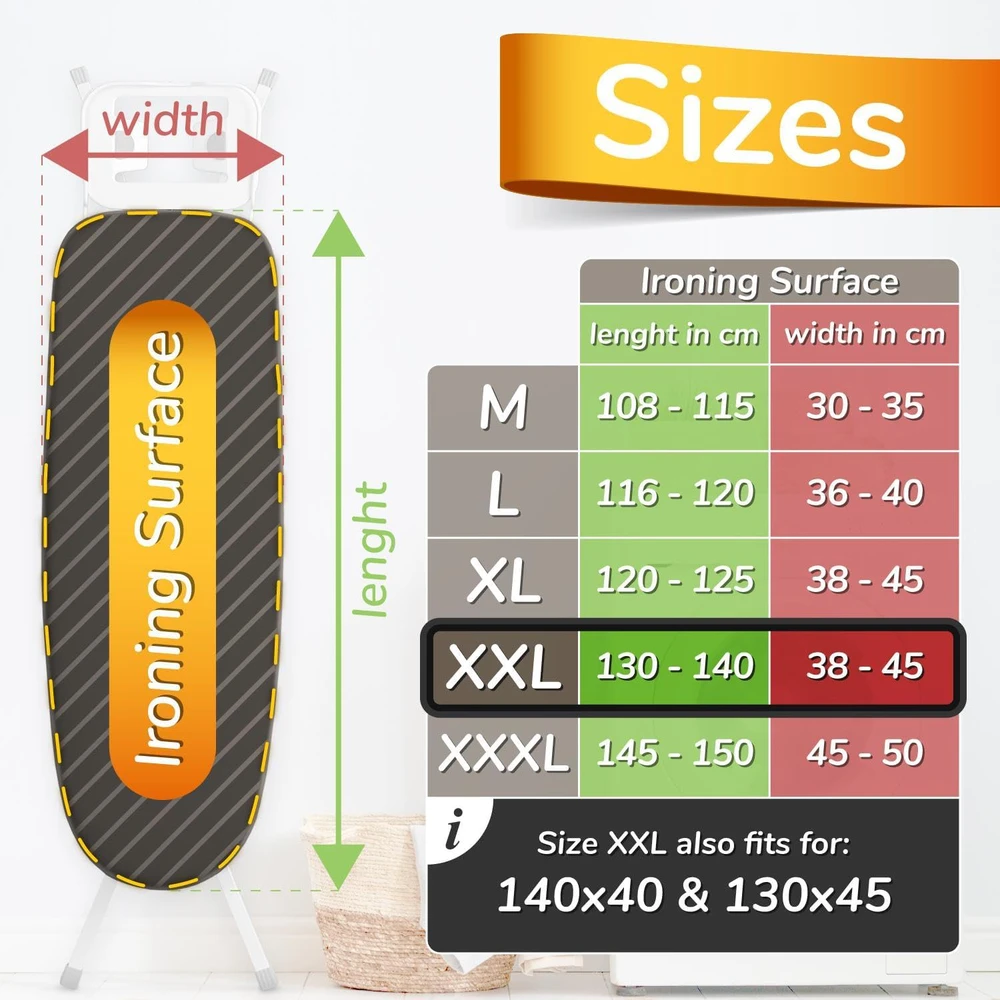 smart&gentle lyginimo lentos užvalkalas, 5 sluoksnių, XXL, tXXL, 130–140 x 38–45 cm