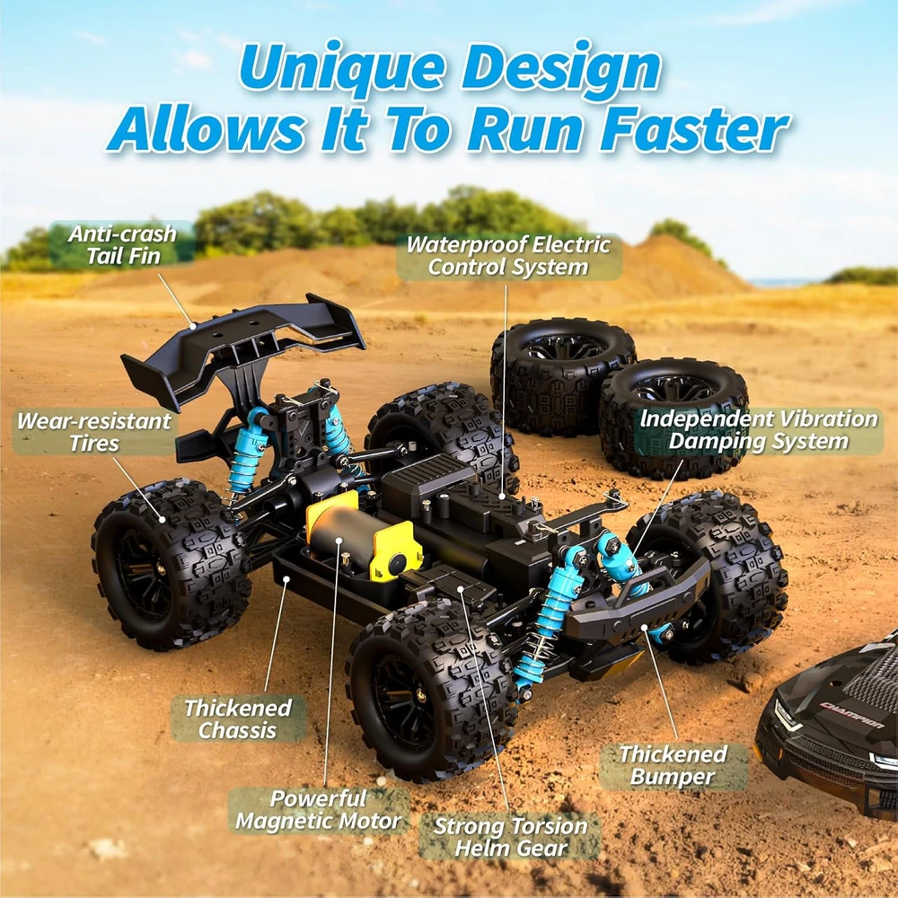 snookids nuotoliniu būdu valdomas visureigis RC 1:18, 40 km/h, 4WD, 1815