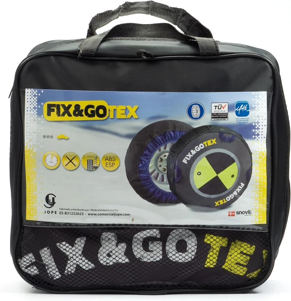 SNOVIT tekstilinės sniego grandinės automobiliams, F dydžio, FIXGOTEX-F