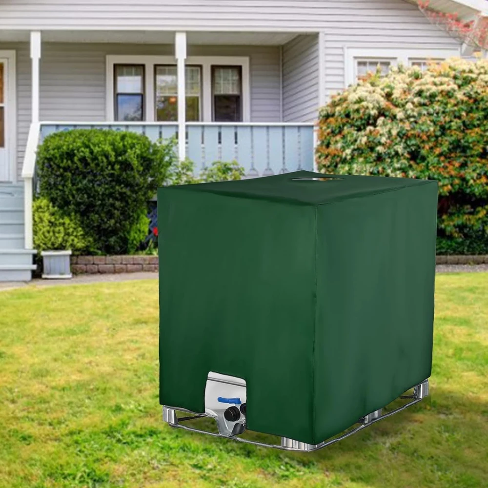 Sobeau IBC vandens rezervuaro apsauginė plėvelė 1000 l, atspari UV ir vandeniui, žalia, 120 x 100 x 116 cm