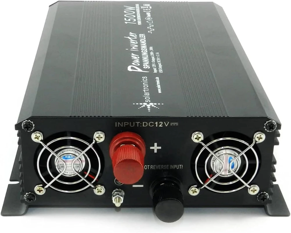 solartronics įtampos keitiklis 12 V į 230 V, 1500 W, 3000 W pikinė galia NM12V_Master
