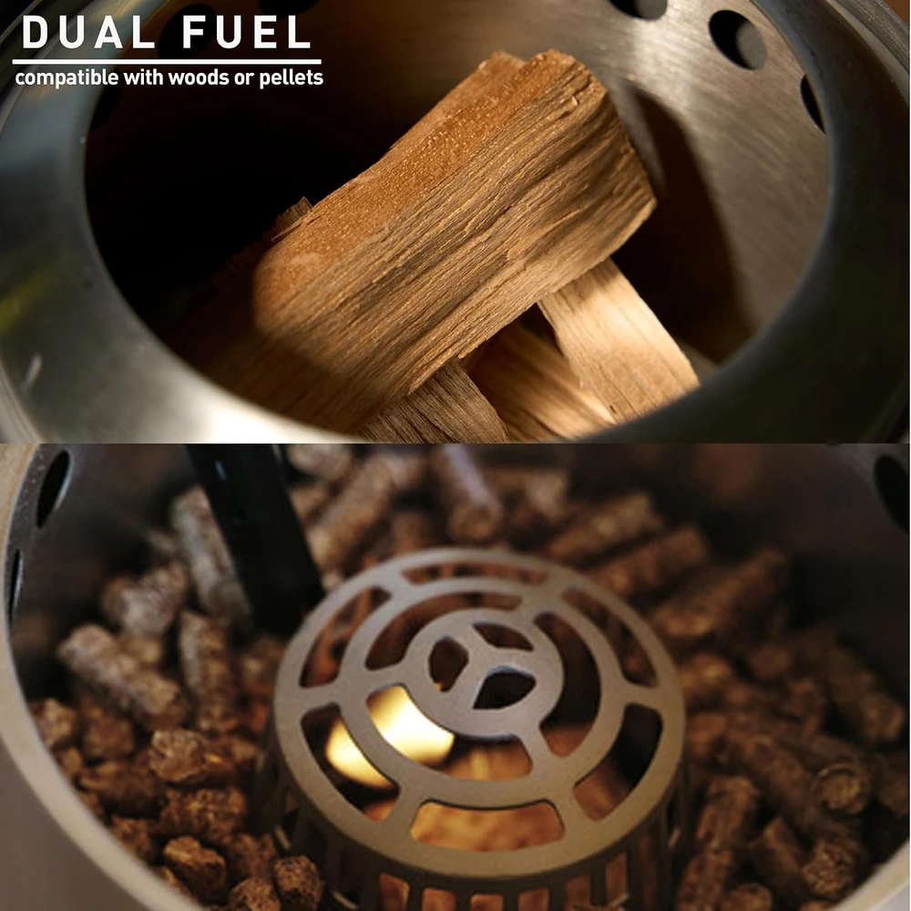 Solo Stove stalinis laužavietės dubuo Mesa, malkoms ir granulėms, 15,5 cm