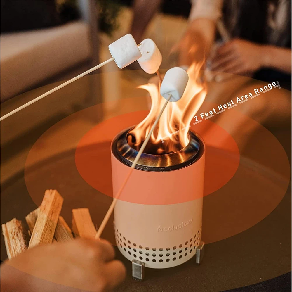 Solo Stove stalinis laužavietės dubuo Mesa, malkoms ir granulėms, 15,5 cm