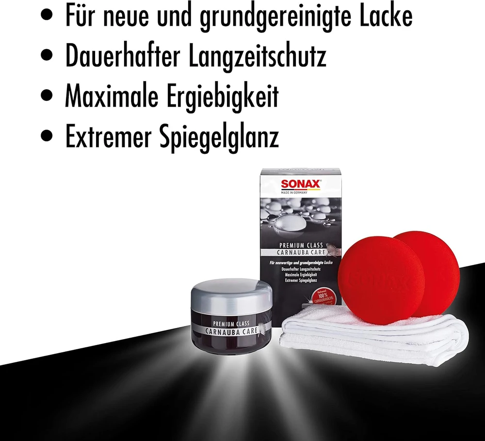 SONAX automobilinis karnaubo vaškas Premium Class CarnaubaCare 200 ml 211200