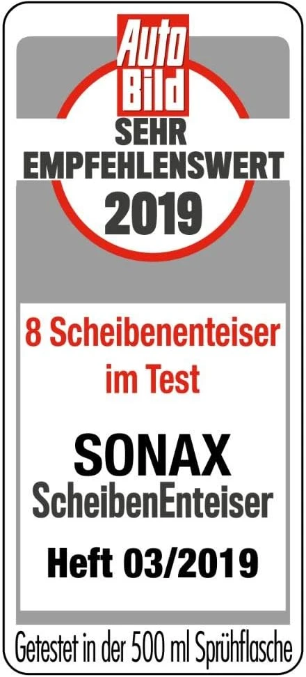 SONAX automobilinių stiklų atitirpiklis 750 ml alkoholio pagrindu 331441