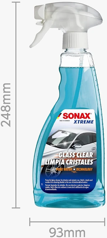 SONAX automobilių stiklų valiklis su vandens technologija, 500 ml, 02382410-544