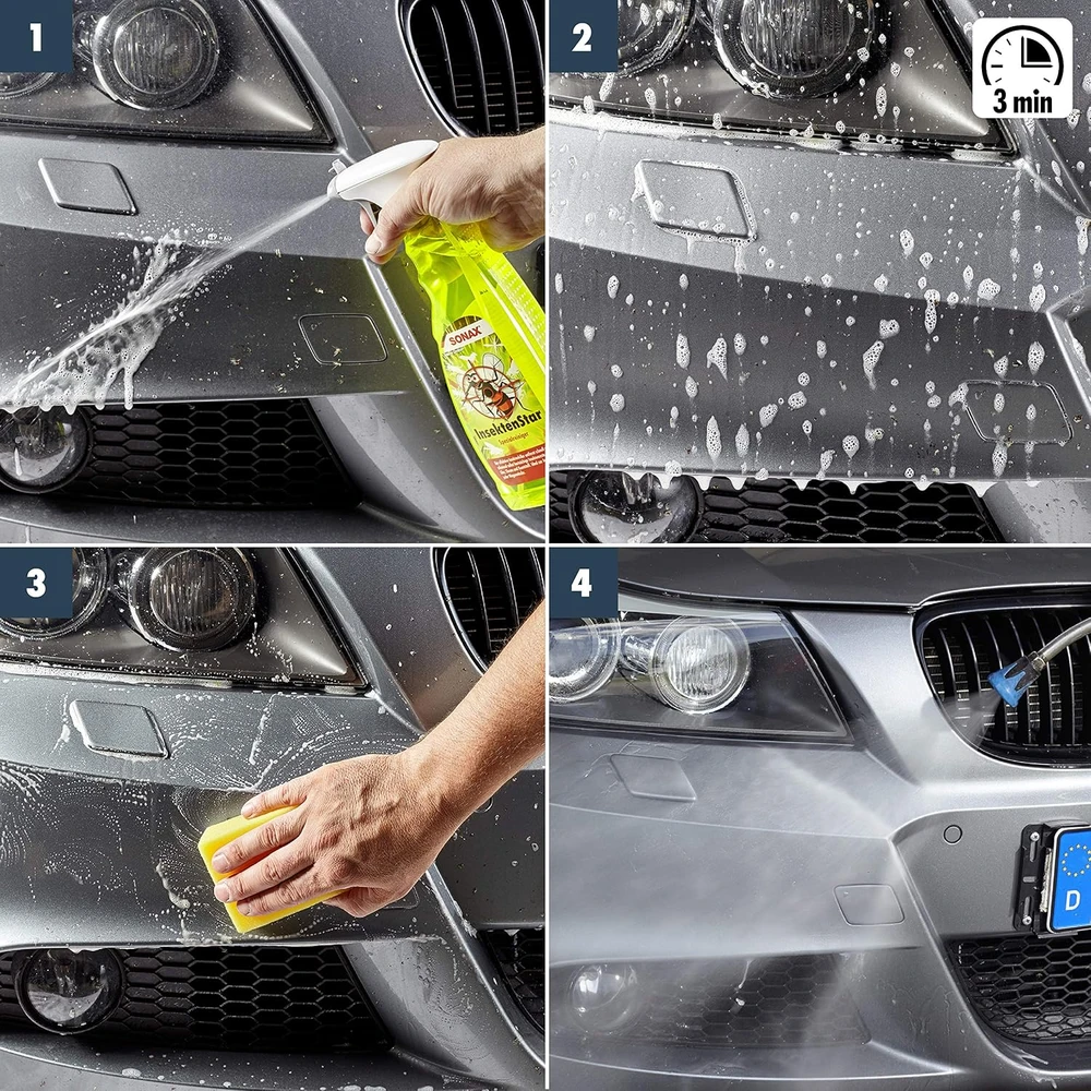 SONAX vabzdžių valiklis automobilių stiklams ir kėbului 750 ml 233400