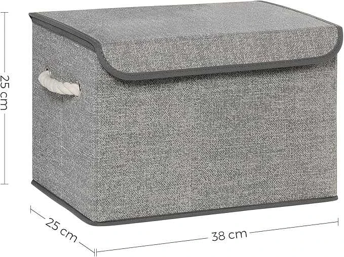 SONGMICS Daiktadėžės 38 x 25 x 25 cm, 3 vnt.