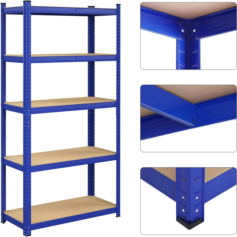 SONGMICS didelės apkrovos sandėliavimo lentynų komplektas 40 x 90 x 180 cm GLR040Q02