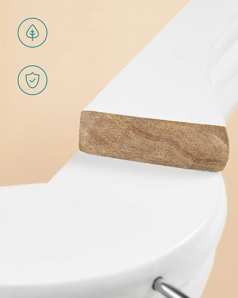 SONGMICS medinės drabužių pakabos 80 vnt., iki 5kg, 44.5 x 23 cm