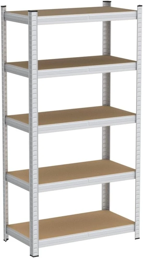 Sandėliavimo lentynos SONGMICS 2 vnt. 200 x 100 x 50 cm sidabrinės
