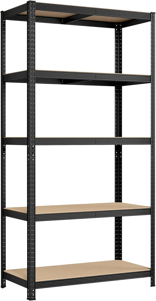Songmics Sandėliavimo lentyna 200 x 100 x 50 cm juoda