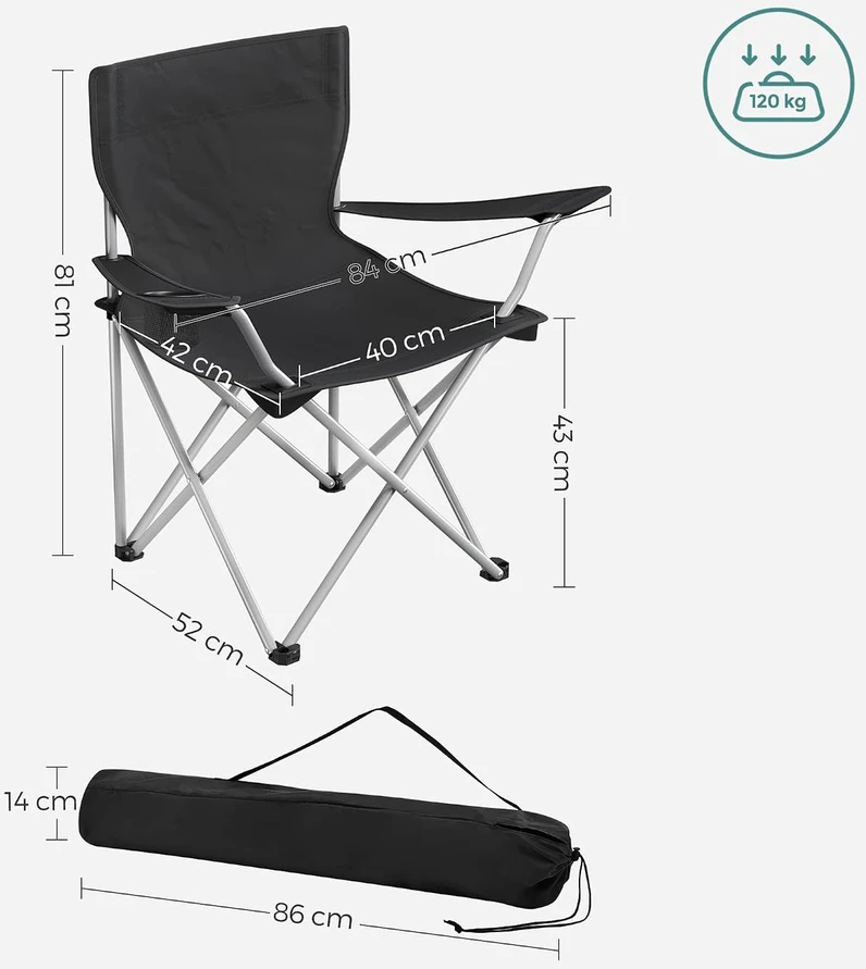 Songmics Klappbare Campingstühle