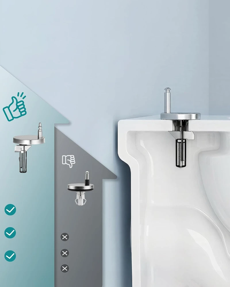 SONGMICS tualeto sėdynė D formos su lėto nusileidimo mechanizmu, balta BTL003WZ01