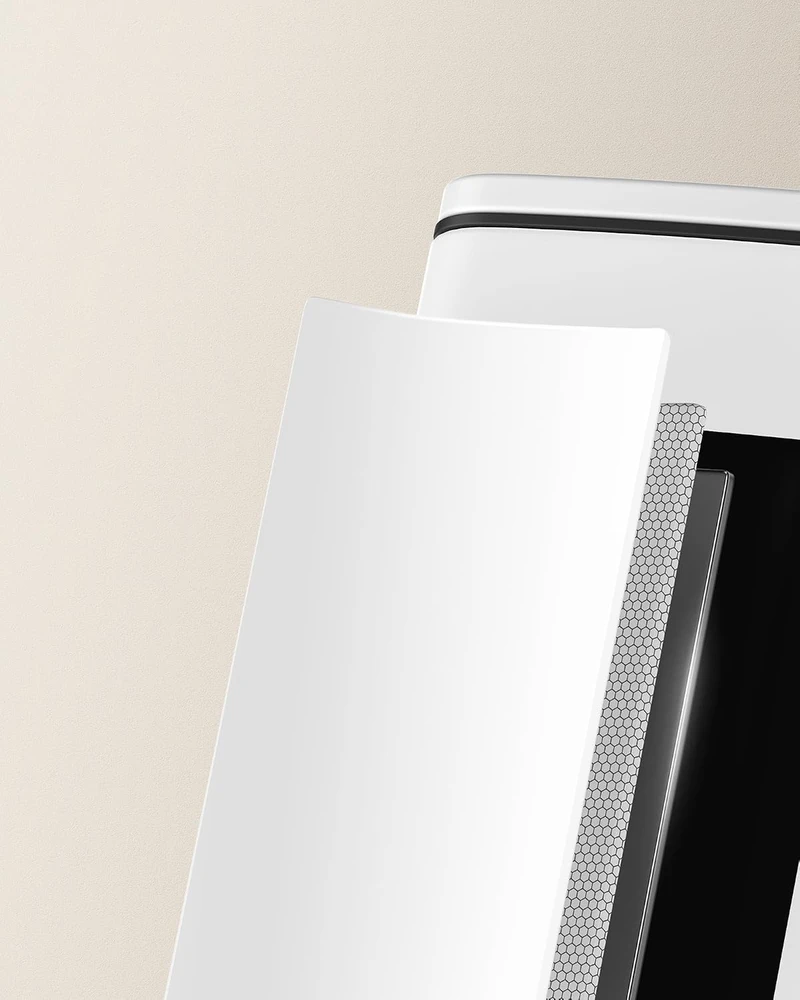 SONGMICS vonios šiukšliadėžė su pedalu ir tyliu užsidarymu, 8 l, balta, LTB591W0802
