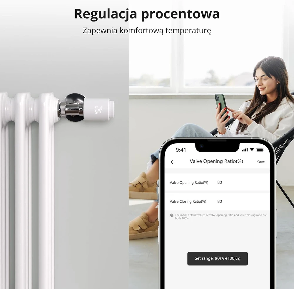 Głowica termostatyczna SONOFF ZigBee TRVZB 2Pak