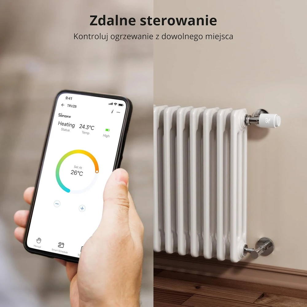 Głowica termostatyczna SONOFF ZigBee TRVZB 2Pak