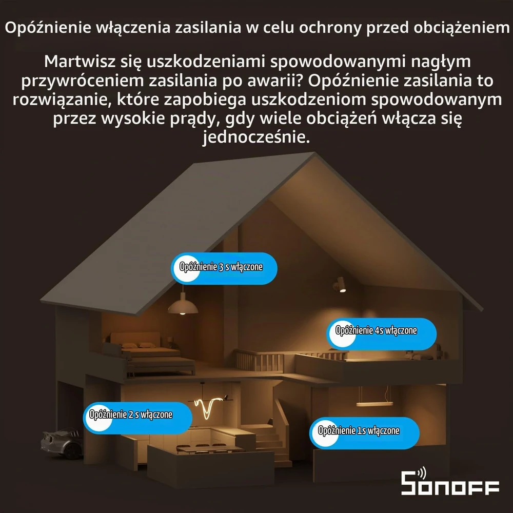SONOFF išmanusis Zigbee jungiklio modulis 10 A, 2400 W, 4 vnt., ZBMINIR2-4PACK