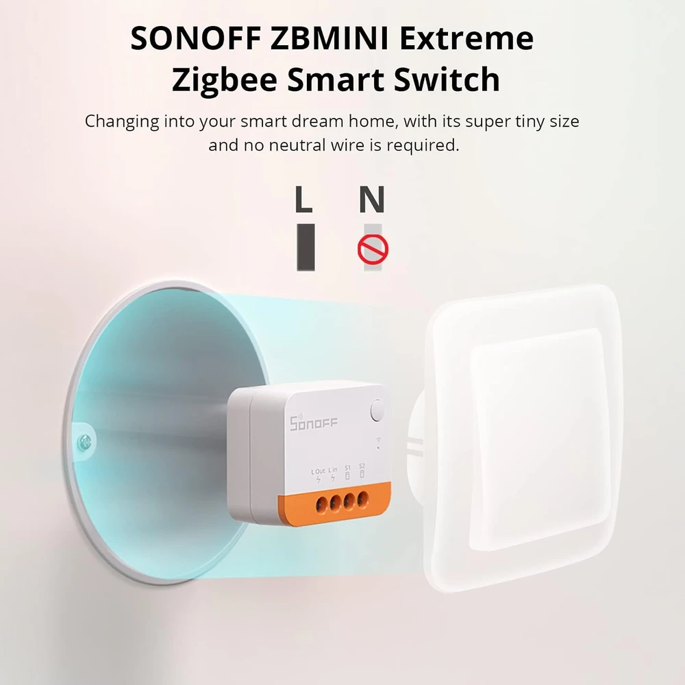 Sonoff ZBMINIL2 išmanusis ZigBee mini jungiklis (2 vnt.)
