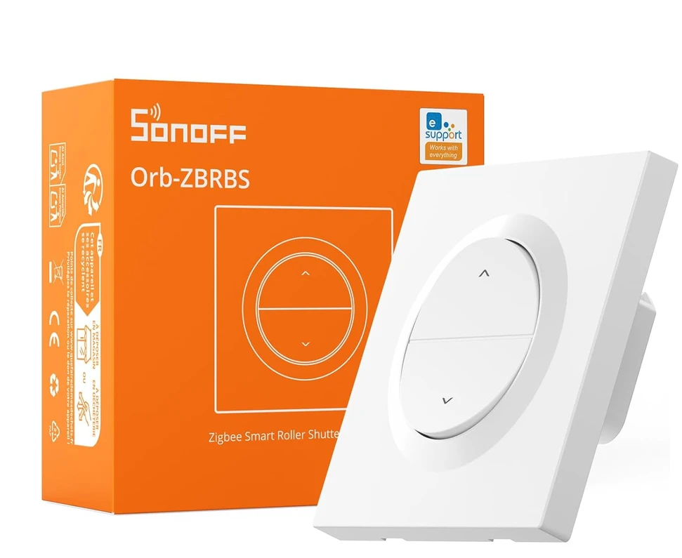 Zigbee išmanusis roletų sieninis jungiklis Sonoff MINI-ZBRBS-E