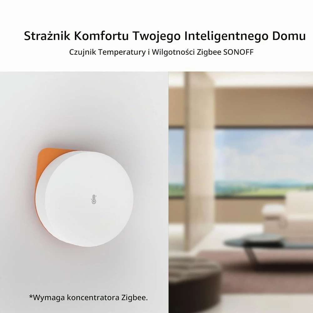 SONOFF Zigbee temperatūros ir drėgmės jutiklis, 2 vnt., SNZB-02P