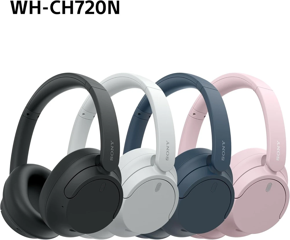 Sony WH-CH720NW belaidės ausinės, Baltos spalvos
