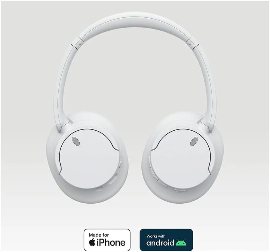 Sony WH-CH720NW belaidės ausinės, Baltos spalvos