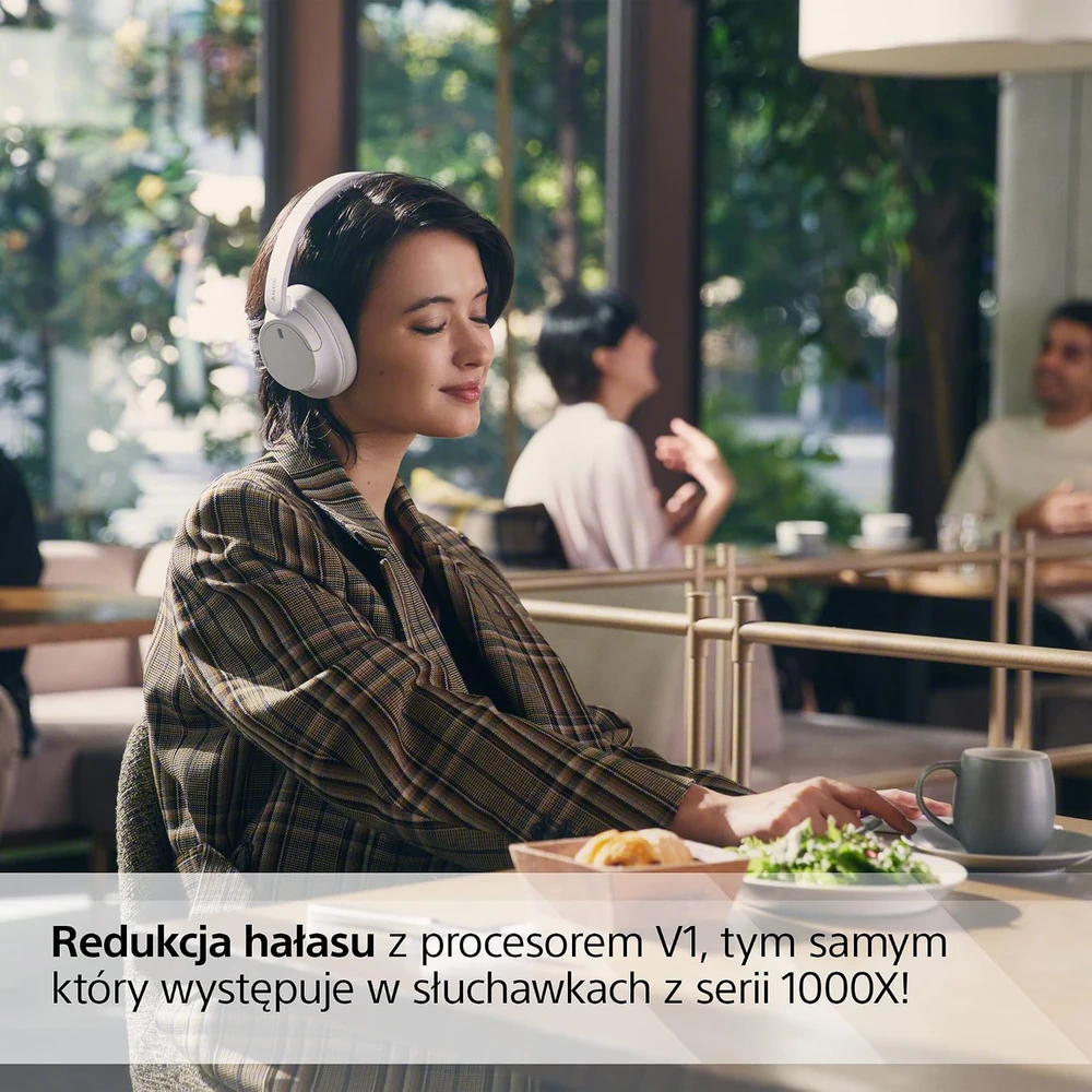 Sony WH-CH720NW belaidės ausinės, Baltos spalvos