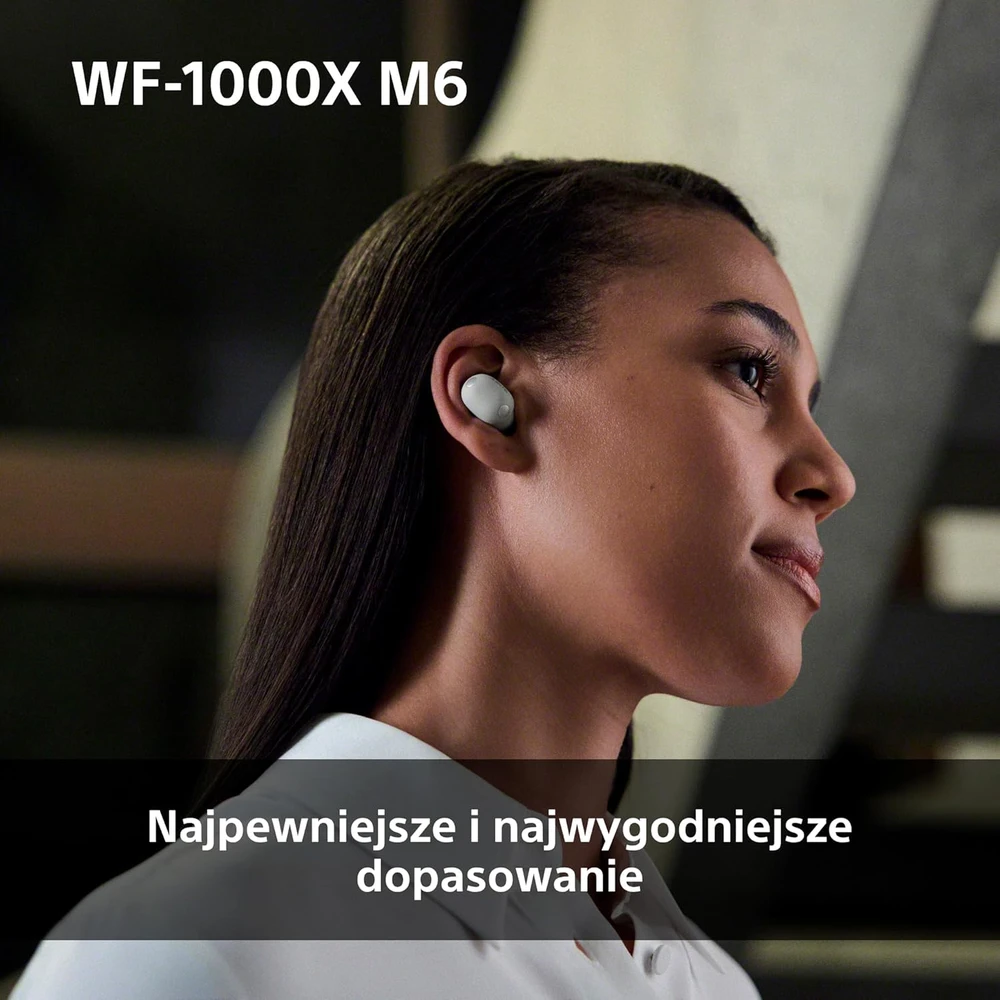 Sony belaidės ausinės su aktyvia triukšmo slopinimo funkcija, Bluetooth, IPX4, WF-1000XM6B.CE7