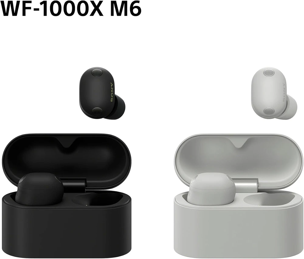 Sony belaidės ausinės su aktyvia triukšmo slopinimo funkcija, Bluetooth, IPX4, WF-1000XM6B.CE7
