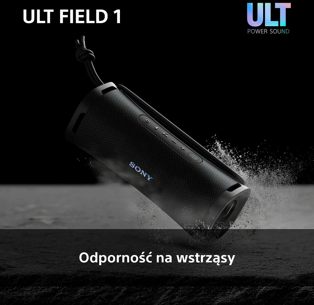 Nešiojama kolonėlė Sony ULT Field 1, Juodos spalvos