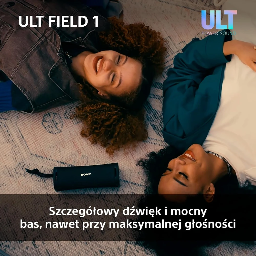 Nešiojama kolonėlė Sony ULT Field 1, Juodos spalvos