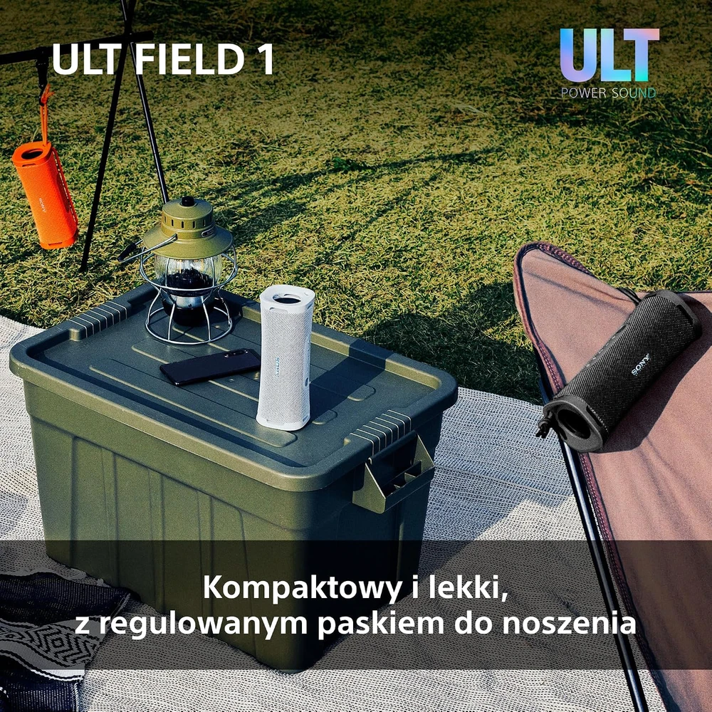 Nešiojama kolonėlė Sony ULT Field 1, Juodos spalvos