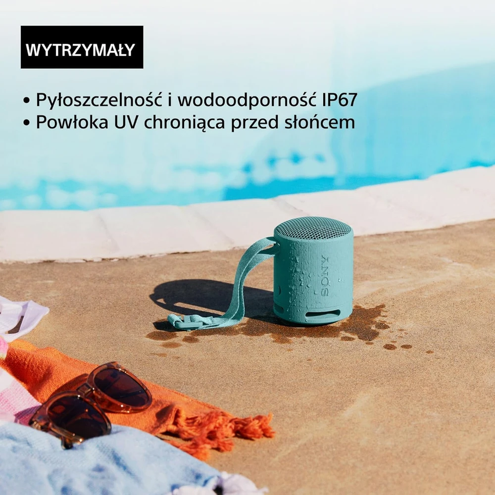 Nešiojama kolonėlė Sony SRS-XB100, Juodos spalvos