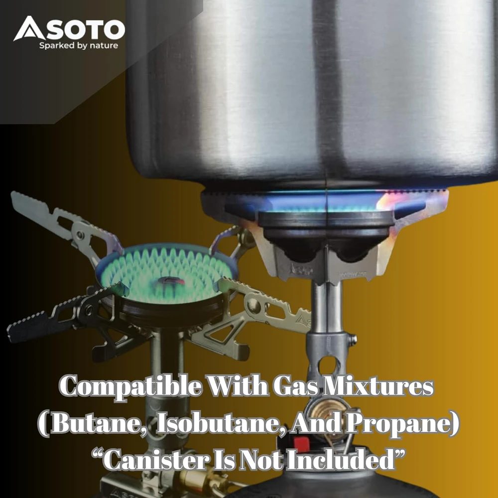 SOTO WindMaster turistinė viryklė su mikroreguliatoriumi, 3260 W galia, 4Flex