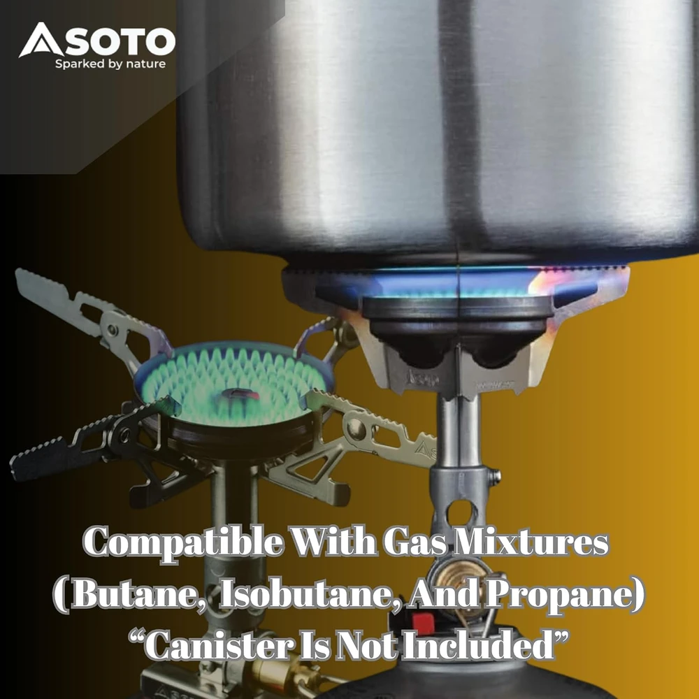 SOTO WindMaster turistinė viryklė su mikroreguliatoriumi, 3260 W galia, 4Flex
