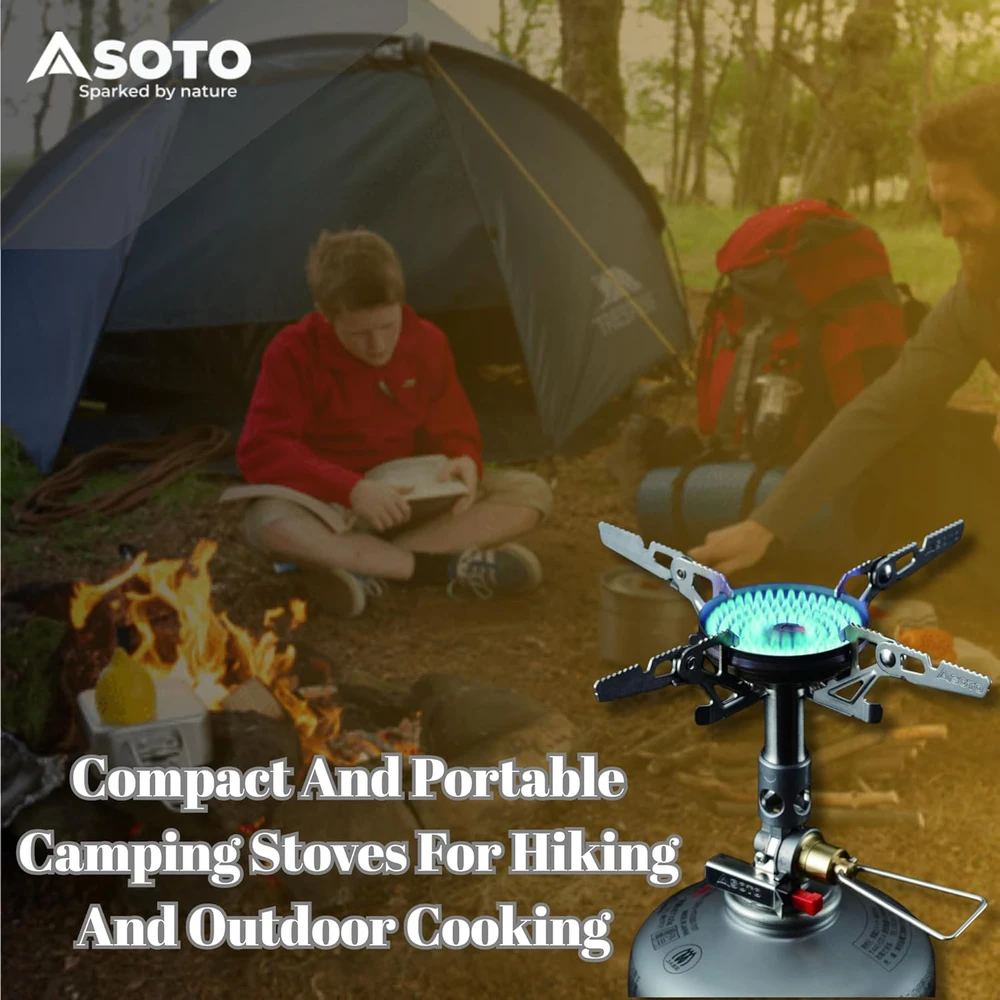 SOTO WindMaster turistinė viryklė su mikroreguliatoriumi, 3260 W galia, 4Flex