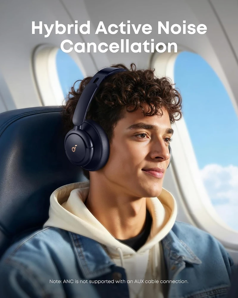 Belaidės ausinės Anker SoundCore Life Q30, Mėlynos spalvos