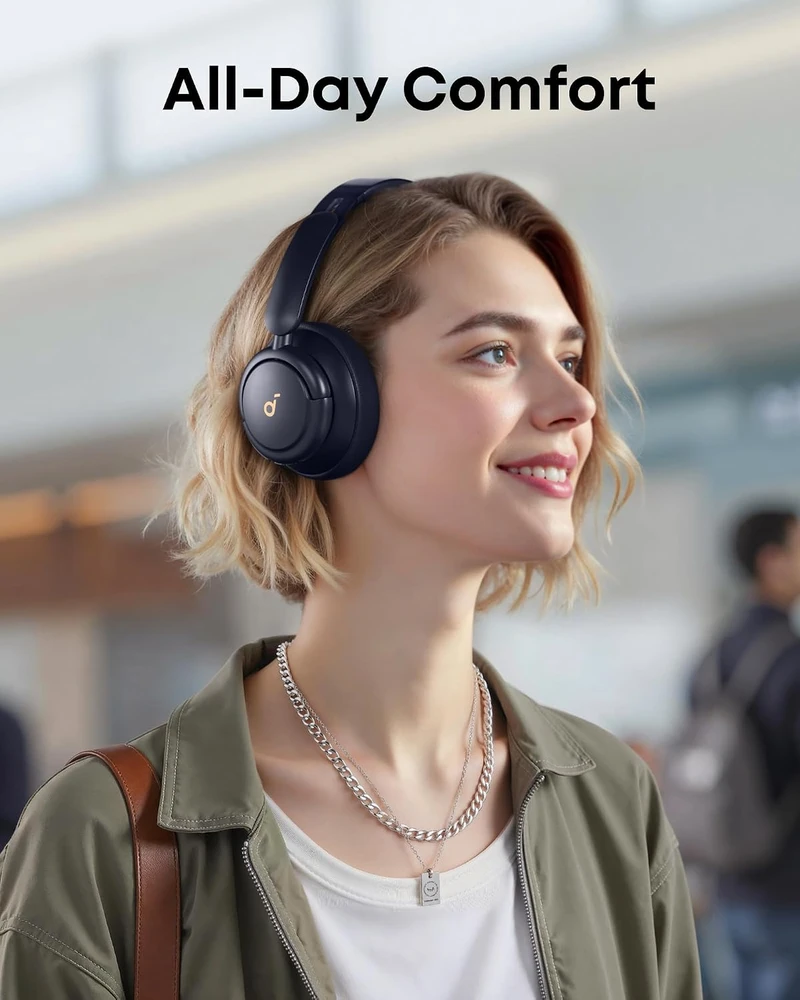 Belaidės ausinės Anker SoundCore Life Q30, Mėlynos spalvos