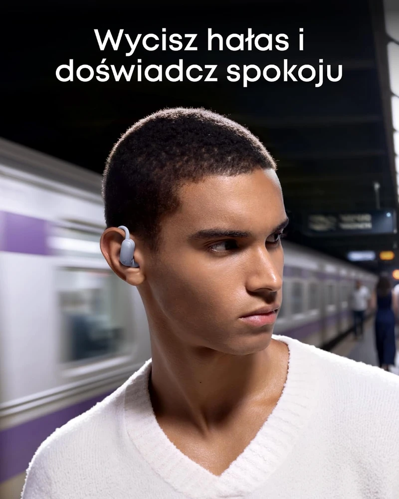 soundcore atviro tipo belaidės ausinės AeroFit 2 Pro su ANC, Bluetooth 6.1 ir 4 mikrofonais A3875