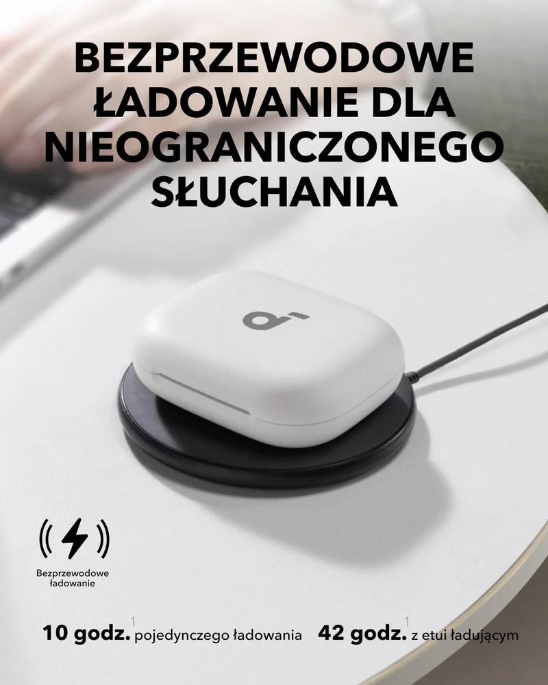 soundcore atviros belaidės ausinės AeroFit 2 Bluetooth 5.4, LDAC, 42 val., A3874